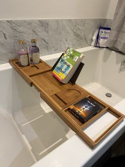 Royal Craft Wood Bamboo Bathtub Caddy Tray