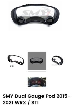 SMY Dual Gauge Pod 2015-2021 WRX / STI and 2 Gauges