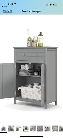 Brand New Bath Cabinet Grey