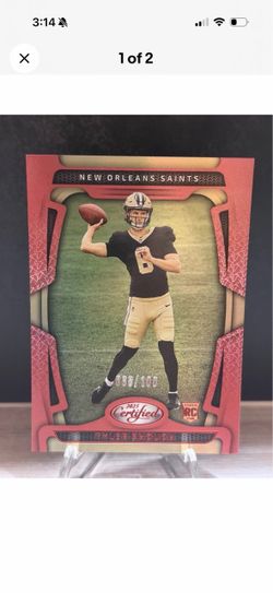 Tyler Shough 2025 Certified Rookie Card /100