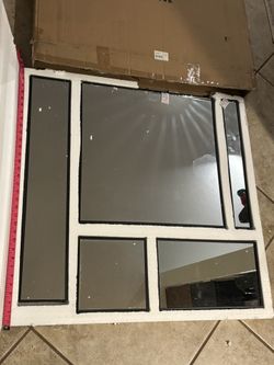 Kirkland’s Home Black Framed Mirrors Wall Collage