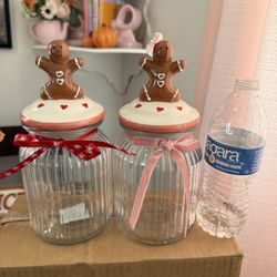 Christmas Gingerbread Canisters