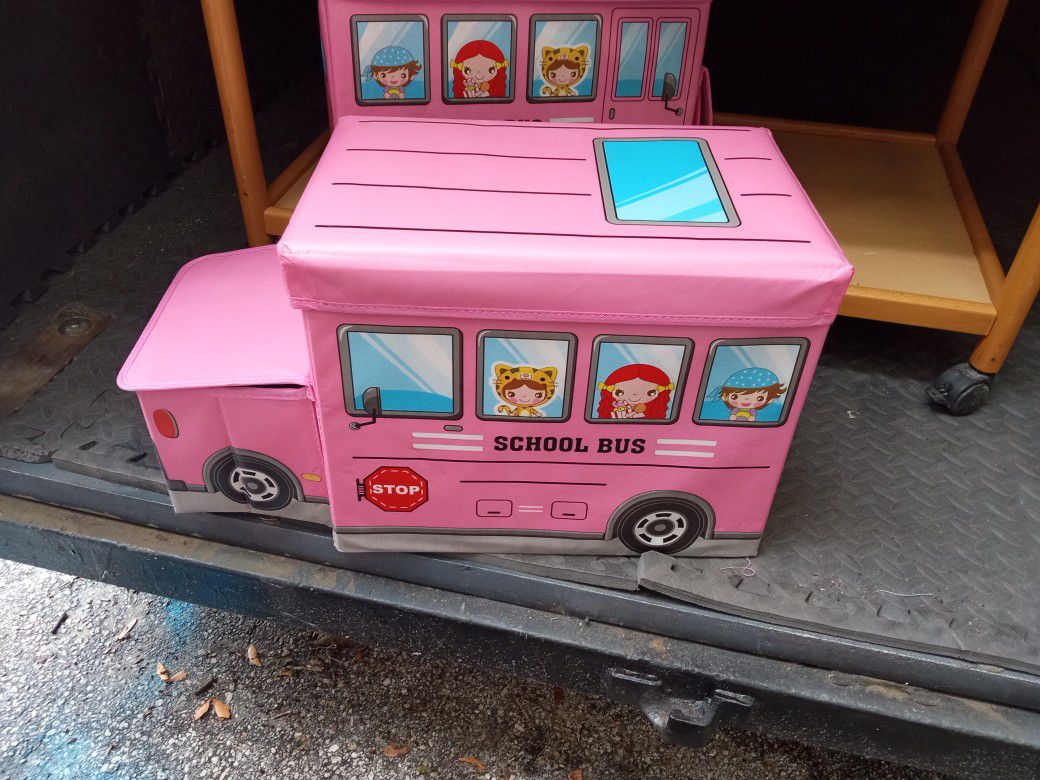 School Bus  Toy Bin $20 Each