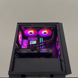 ULTRA FAST Liquid Cooled Custom 9060 XT Gaming PC Computer (i7-12700KF, RX 9060 XT, 32GB RAM, 1TB NVMe)