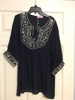Embroidery blouse