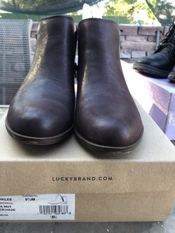 Lucky Brand Brown Leather Boots