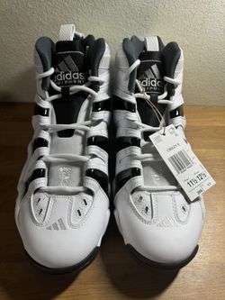 adidas gazelle silver green womens adidas Crazy 8 'Black/White' 10