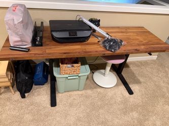 Karlby counter top desk setup