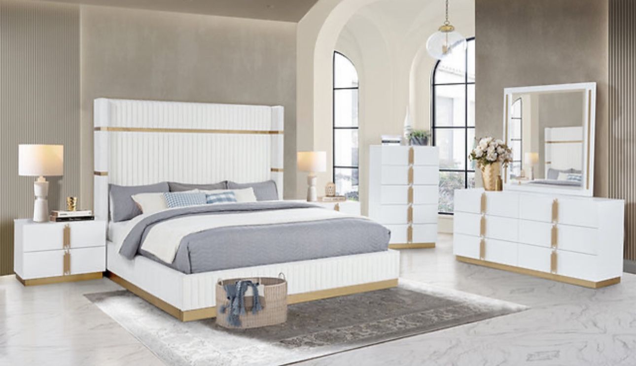 NEW ONLINE LUXURY BEDROOM FURNITURE SET - BED MATTRESS SECTIONAL SOFA AND MORE FINANCE AVAILABLE