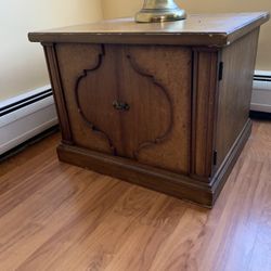 Wooden End Table 