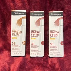 Neutrogena Purescreen Mineral UV-Tint Face Liquid 1.1 FL OZ *NEW*