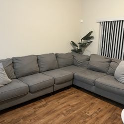 Gray Sectional Couch 