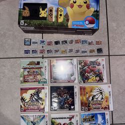 Nintendo 3ds Games and Nintendo Switch Pokemon Lot