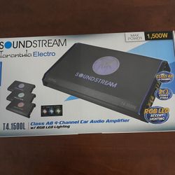 Soundstream 1500W 4 Channel Amp