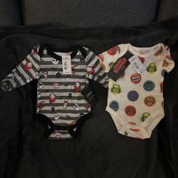 Boxlunch Baby Onesie- Nightmare Before Christmas And Stranger Things