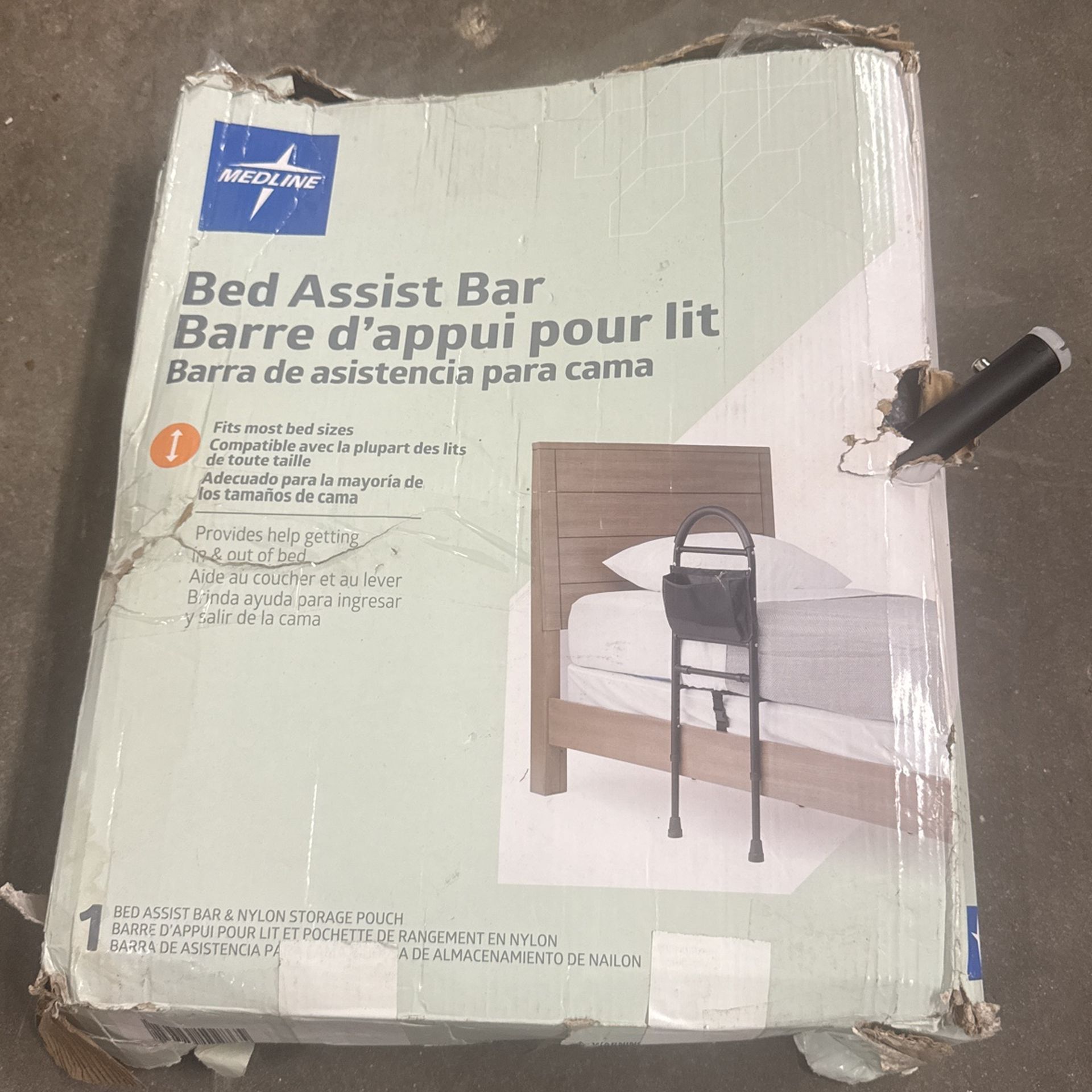 Medline bed assist bar