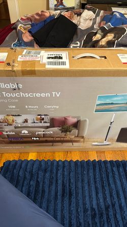 Portable Touchscreen TV with Carrying Case