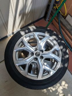Chevy Volt wheels/tires — 215/50R17 (Pair)