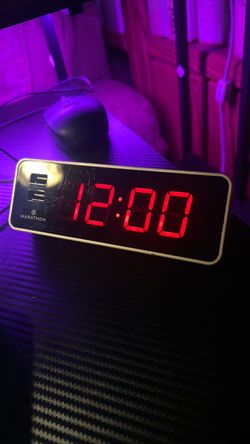 Marathon Digital Alarm Clock