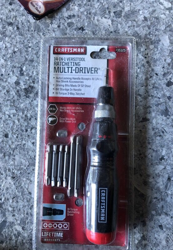 Craftsman 14 in 1 ratcheting multi driver