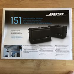 Bose 151 Environmental Speakers Indoor/outdoor New In Box