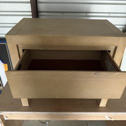 Night Stand And Desk. Matching Set 