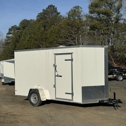 New 6x12 Enclosed Cargo Trailers 