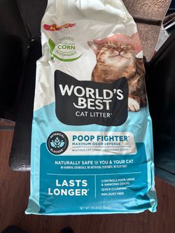 World's Best Cat Litter Poop Fighter 28 lb