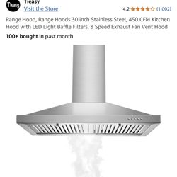 30 In Stainless Steel Range Hood