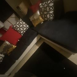 Black White Sectional