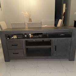 Tv Table Stand  - Gray 