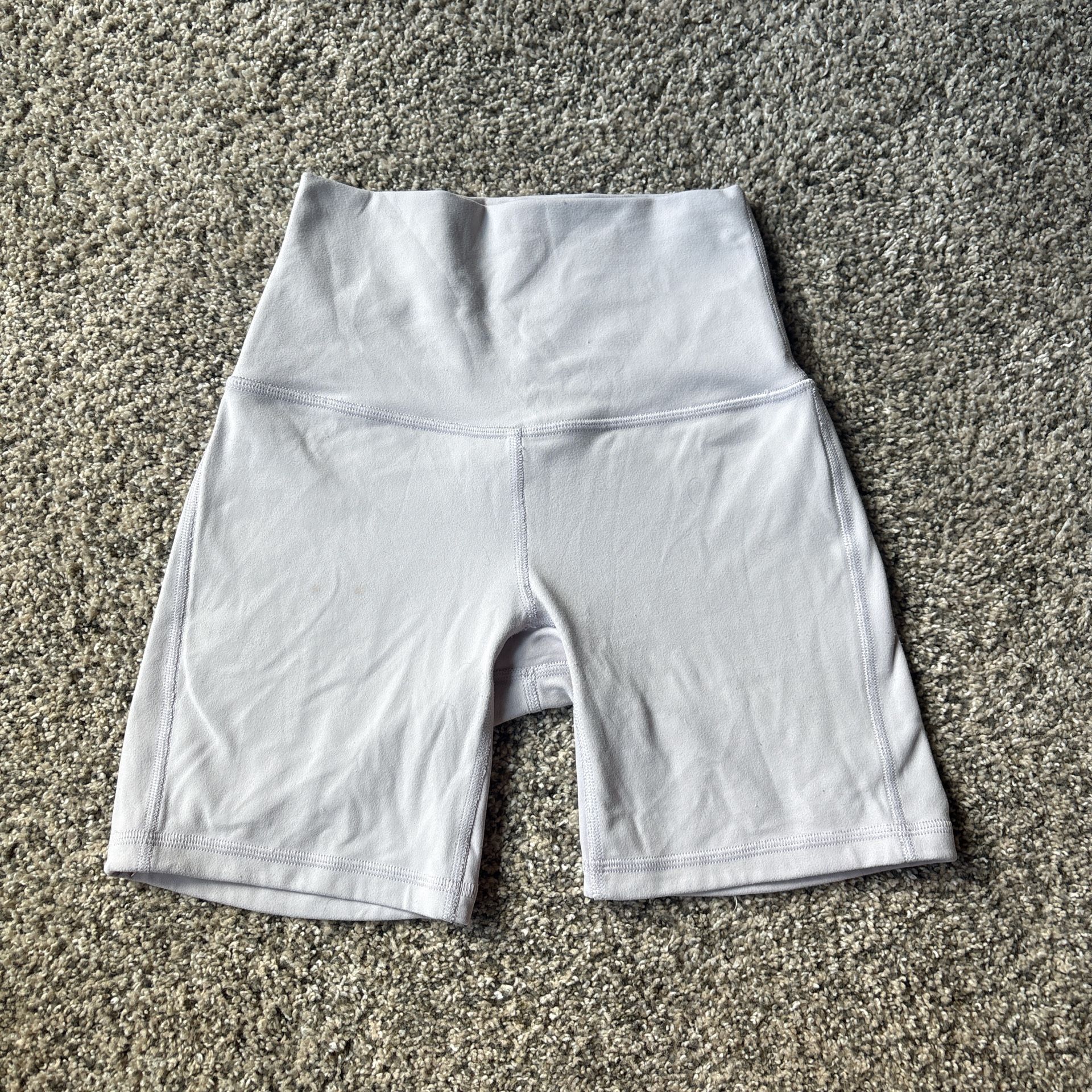 Light Pinkish Purple Lulu Lemon Align Shorts