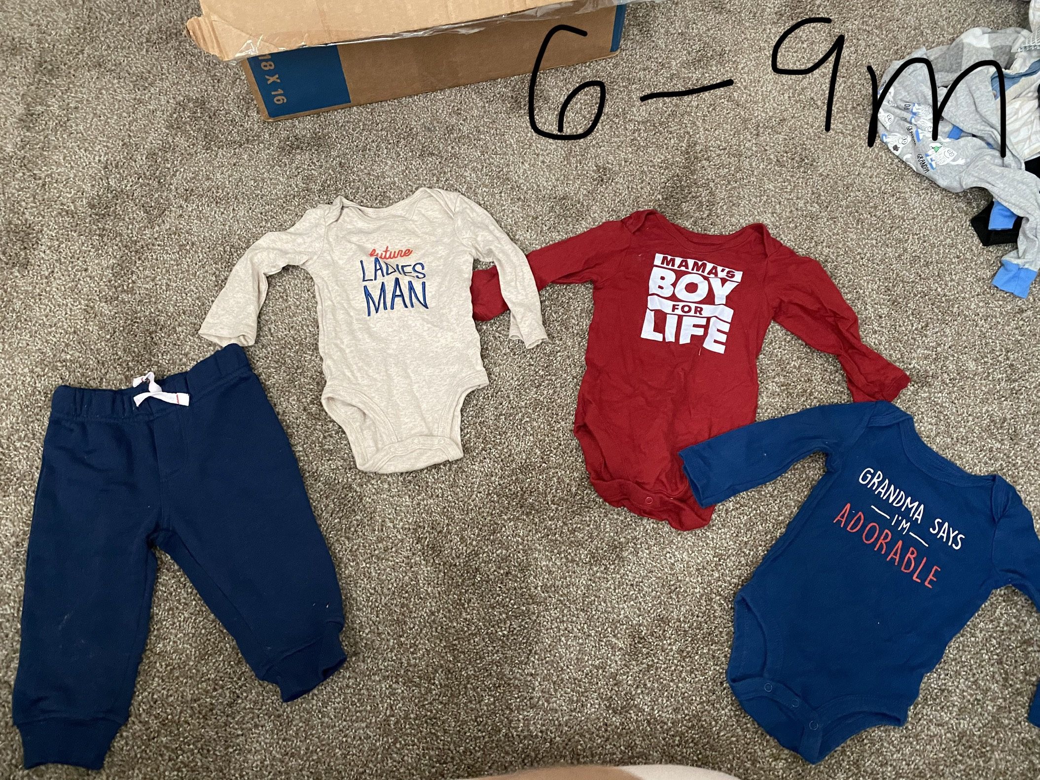 Baby Boy Clothes Sizes Range