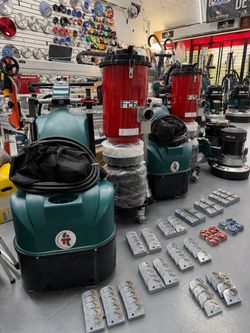 Floor Grinder Machines with Tooling Lot 220v 2 head waterproof epoxy concrete polish