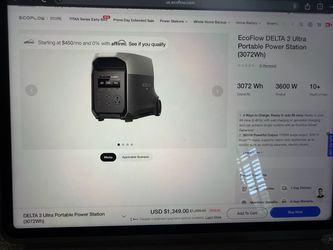 Ecoflow Delta ultra 3 portable power station