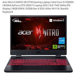 Acer Gaming Laptop 