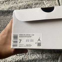 Nike Air Jordan 1 Low Sail Yellow Ochre  