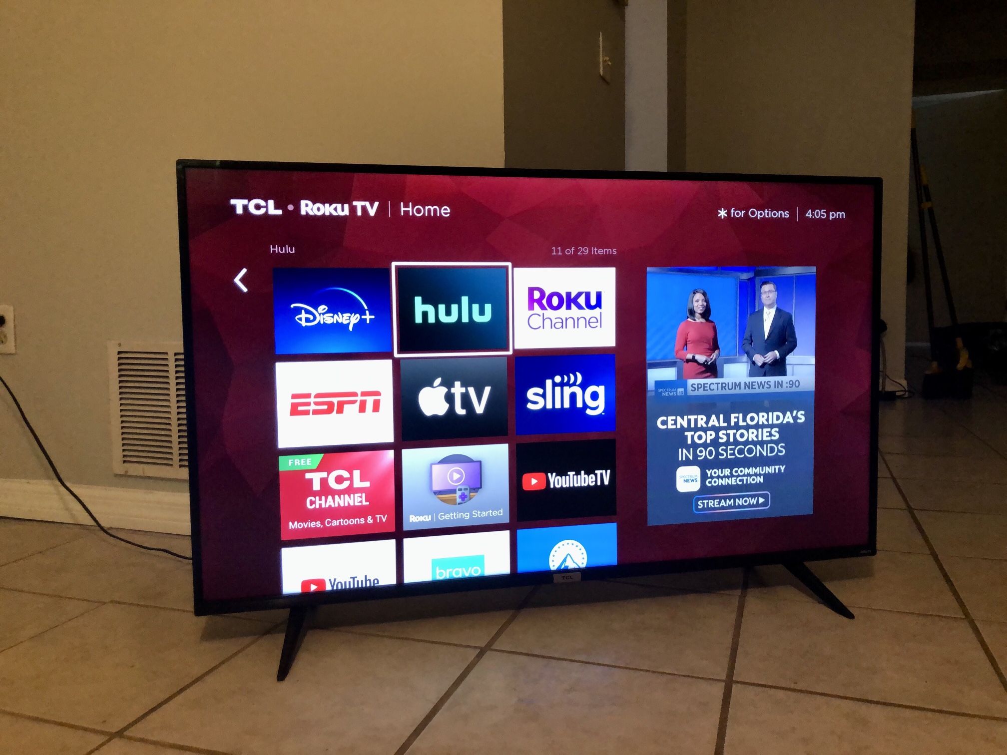 : TCL 50-Inch Class S4 4K LED Smart TV with Roku TV