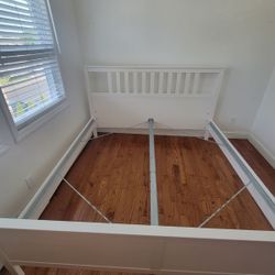 IKEA Hemnes White Bed Frame King Size