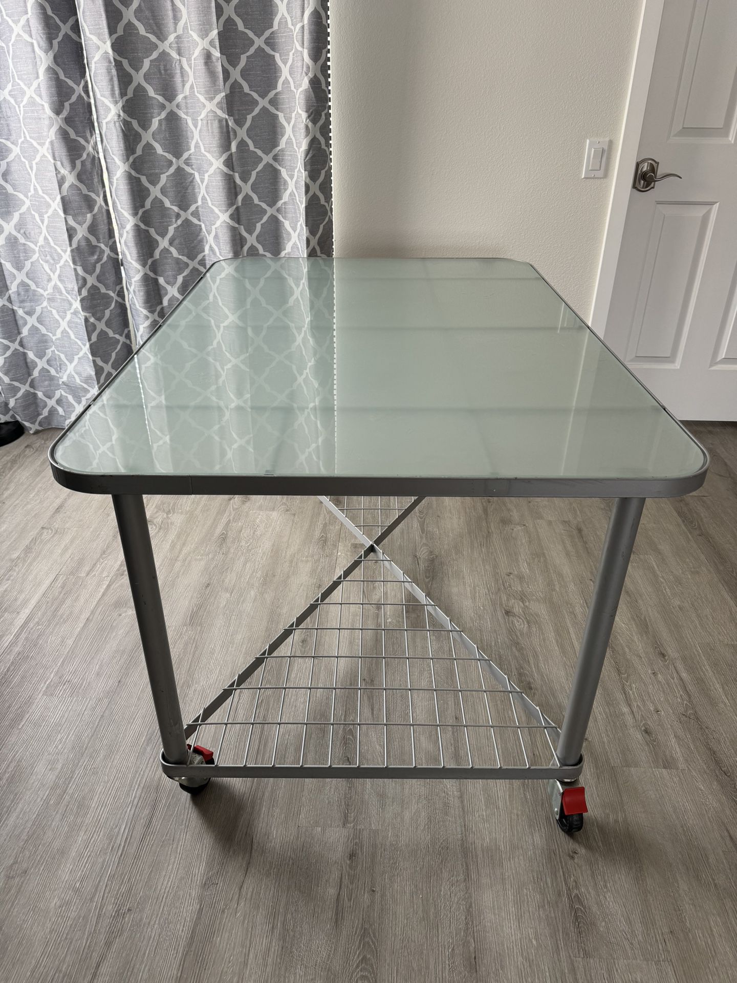 Large Office Desk Glass Top (Frost)