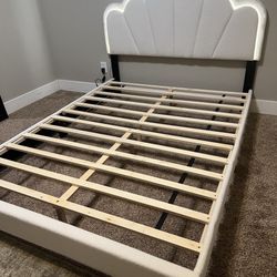 White Queen Size Bed Frame 