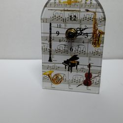 Decorative musical clock