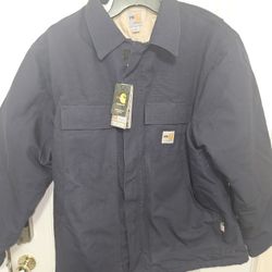 BRAND NEW WHITH TAGS CARHARTT FR INSULATED MEN'S WORK JACKET SIZE XL REGULAR 