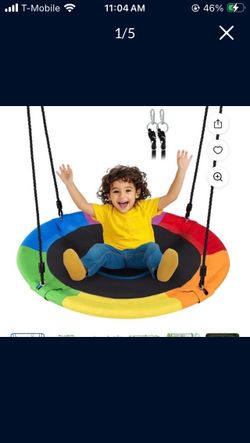 New in a box large kids swing, nest swing