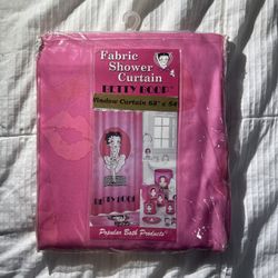 Fabric Shower Curtis. Betty Boop Window Curtian 