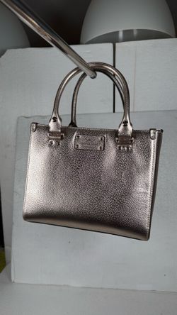 Kate Spade Pink Metallic Satchel Bag