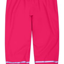 Alla Sim Kids Waterproof Rain Pant Outdoor Lightweight Cozy Rainwear. Size 7-9