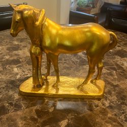 Horse 🐎 Decorative.  Gold Color. 