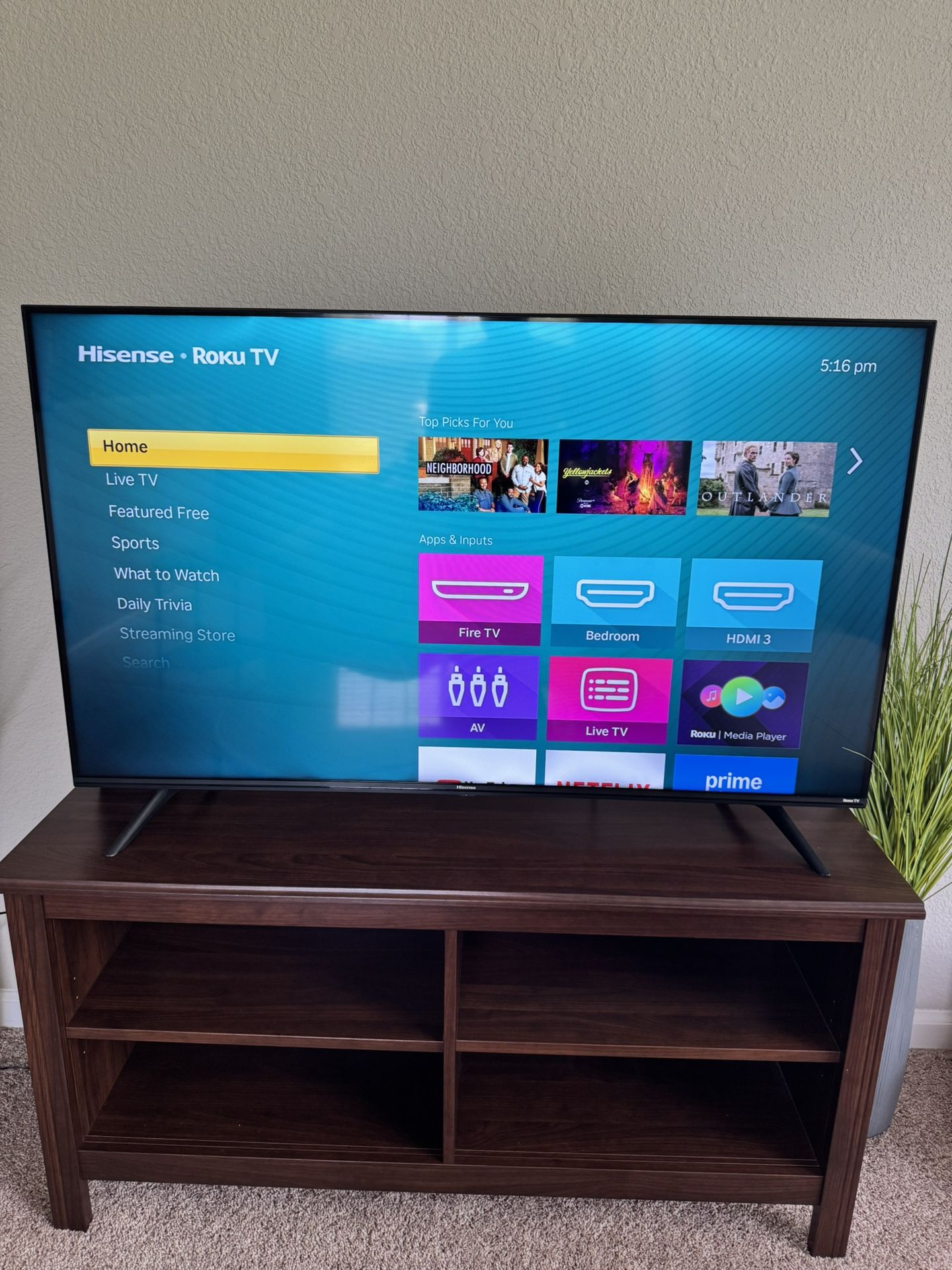 Brown TV Stand