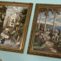 Two High Quality Oil Painting Asking $750. Each Entertaining All Serious Offers…